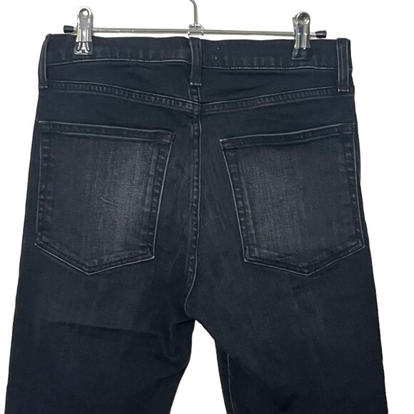 Nili Lotan Basalt Wash Skinny Jeans Women’s Size 26 High Waist Raw Frayed Hem - Picture 10 of 13